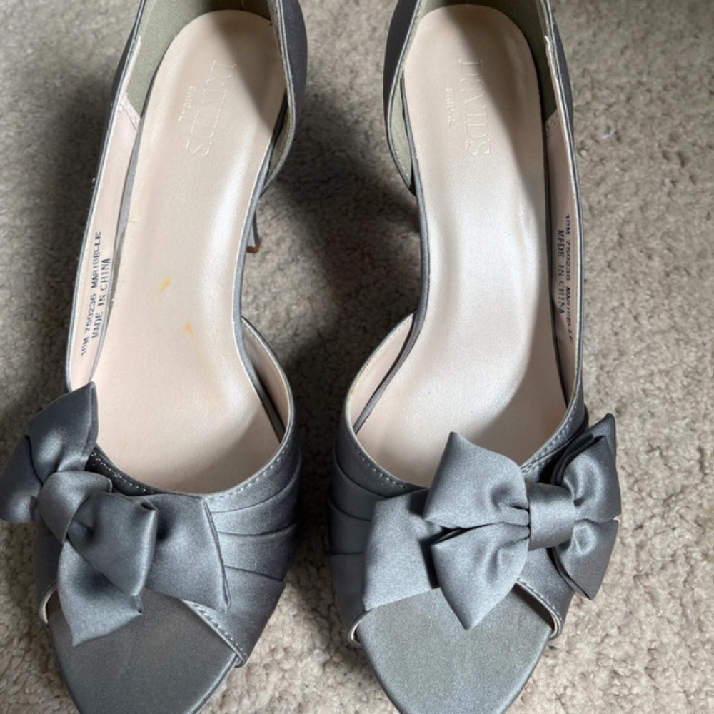 Silver heels